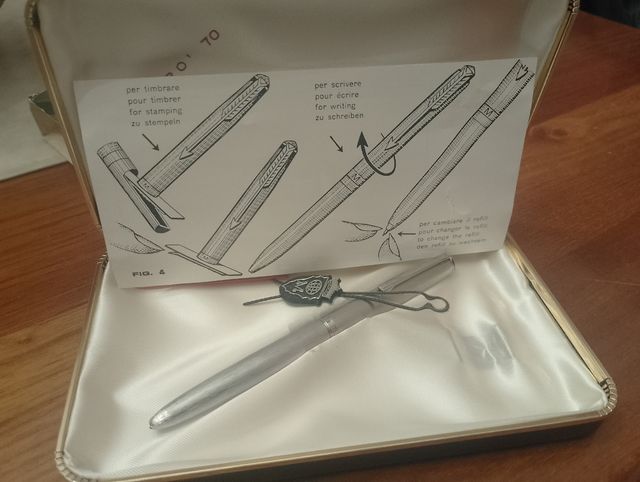 Penna stilografica  a sfera Parker Expo 70 argento