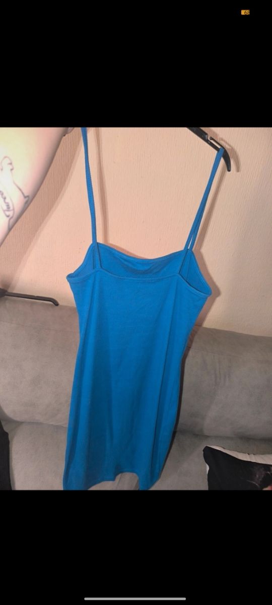 Vestido azul casual