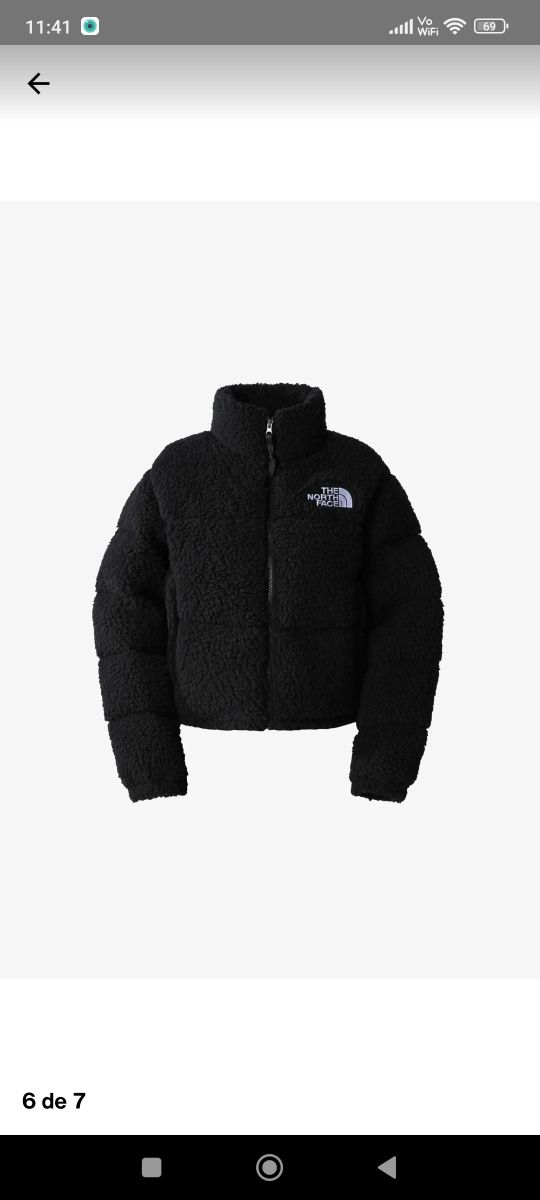 Chaqueta térmica The North Face negra