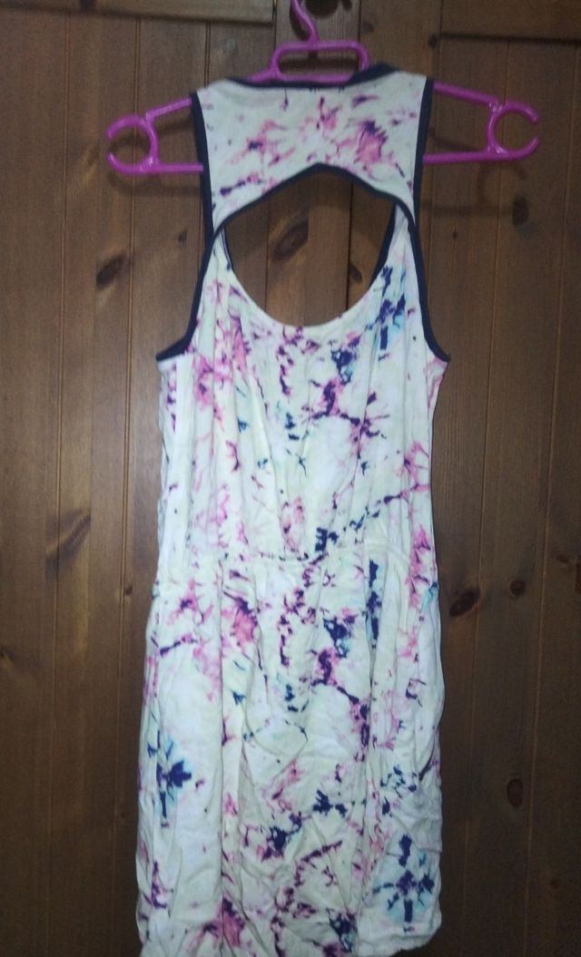 Vestido corto estampado