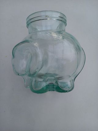 Vaso elefante vetro vintage