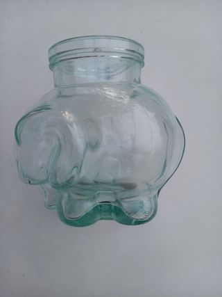 Vaso elefante vetro vintage