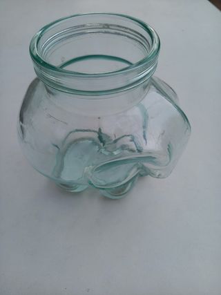 Vaso elefante vetro vintage