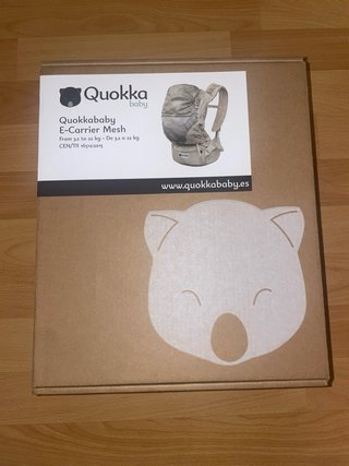 Mochila Portabebés Quokkababy Taupe