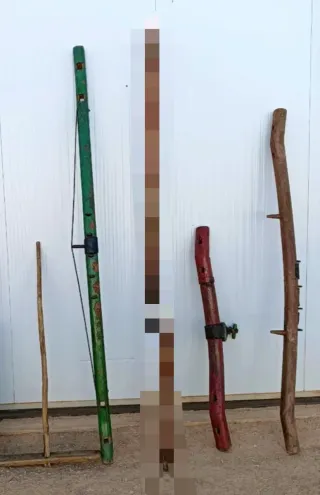 Auténticas reliquias. Aperos antiguos rústicos.