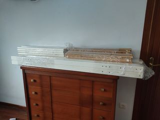 Litera infantil blanca de madera