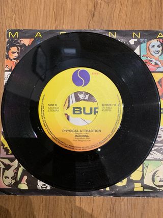 Single vinilo Madonna - Burning Up Bélgica