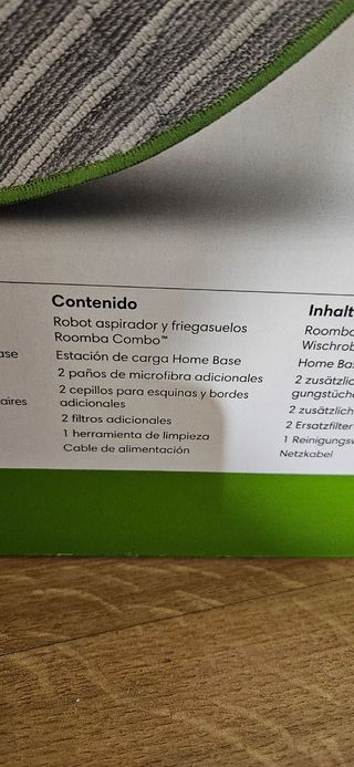iRobot Roomba Combo: Aspirador y Fregona