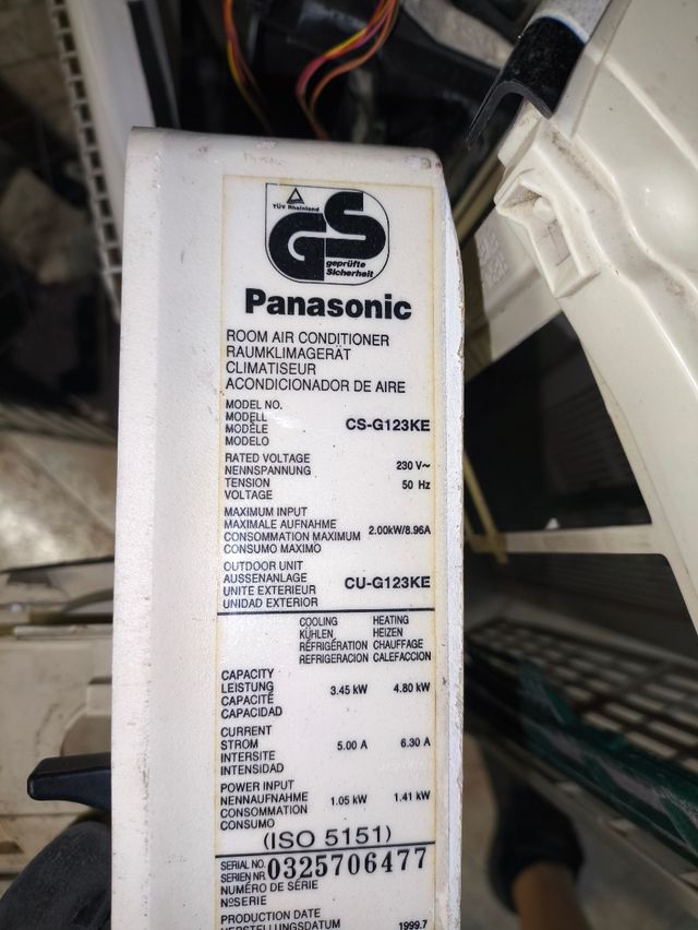 Placa electrónica aire acond Panasonic CS-G123KE