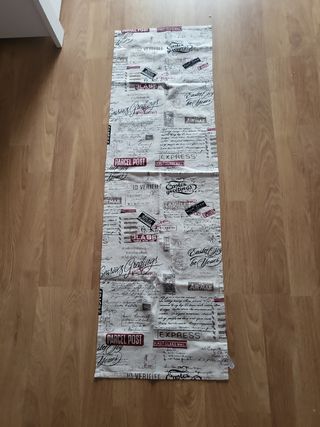 Camino de mesa vintage postal Medidas 140x 42