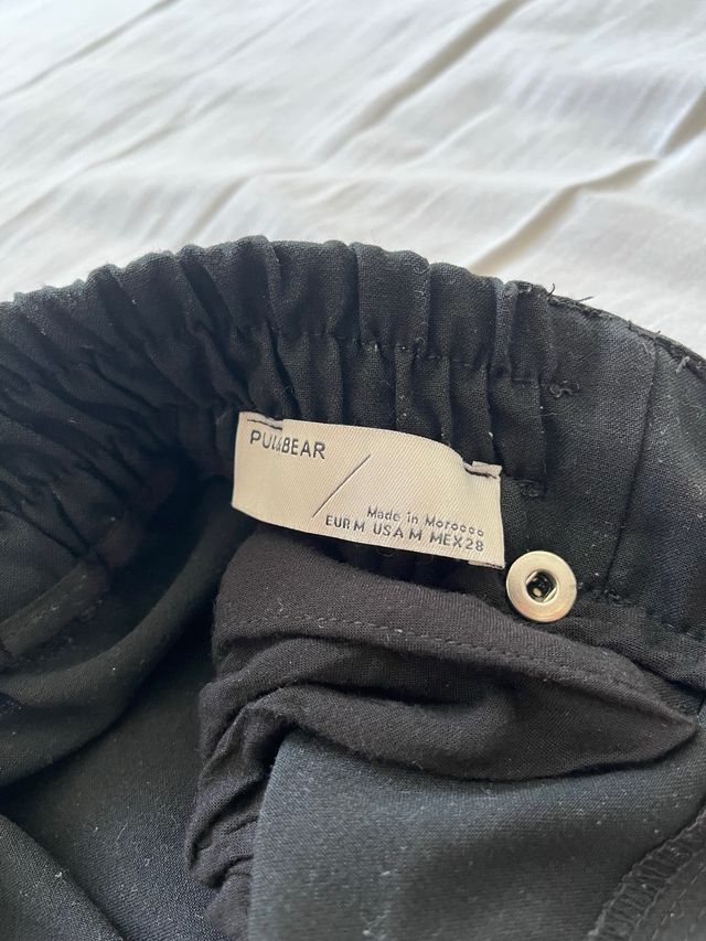 Pantalones Cargo Pull&Bear negros