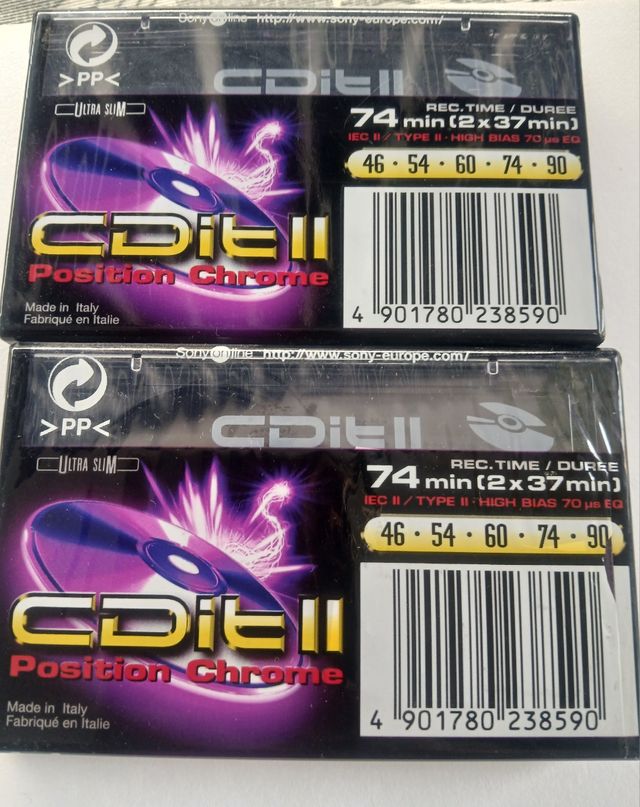 Cinta cassette 74 min