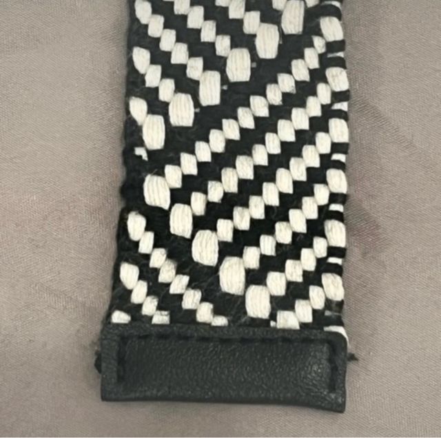 Cintura bicolore tessuto