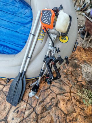 (venta o cambio) Barca hinchable Intex Excursion 4