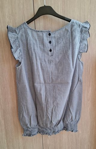 Top Tezenis estivo a quadri
