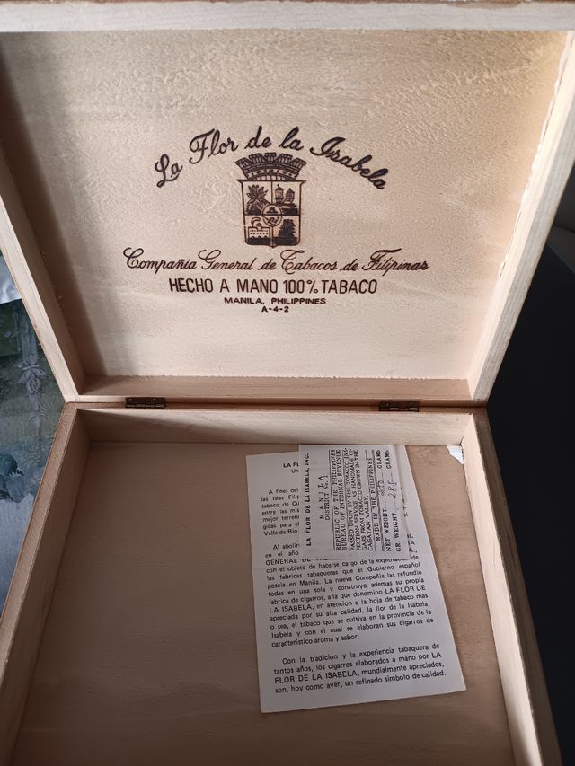 Caja puros La Flor de la Isabela