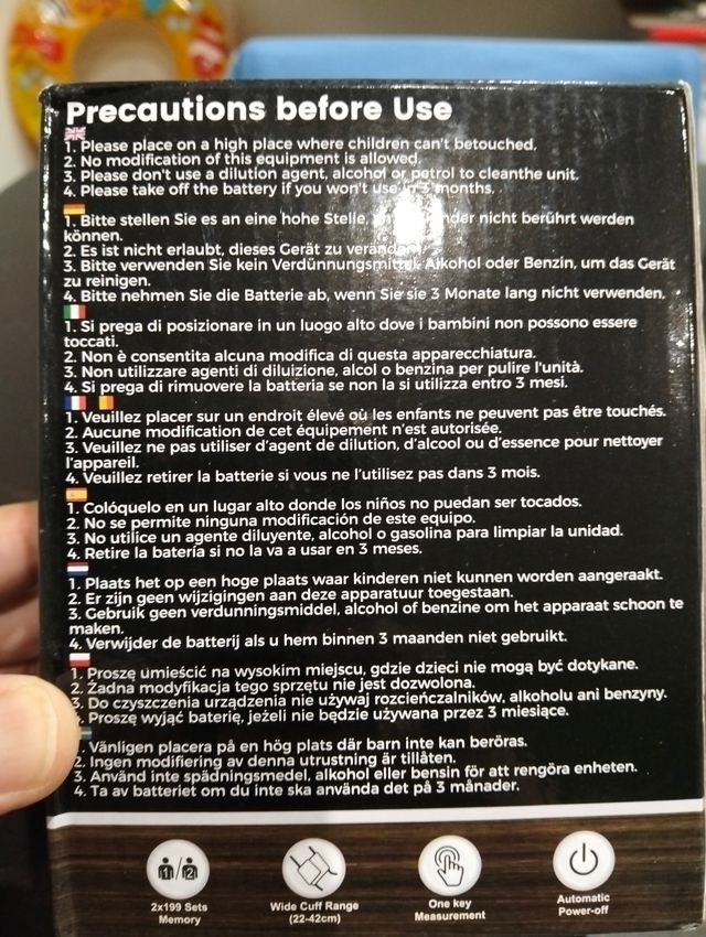 Tensiómetro digital Aidisy U81CH