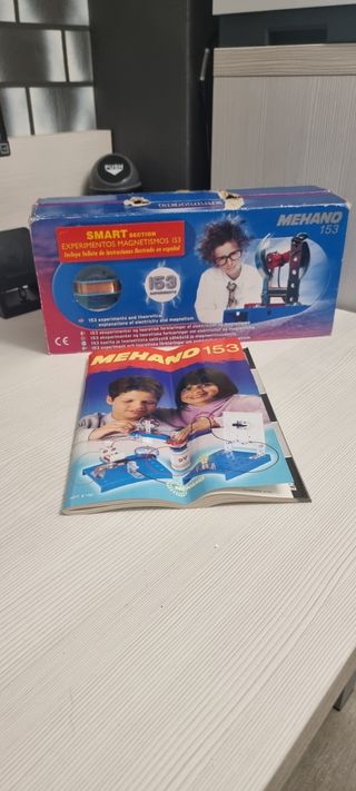 Juego antiguo de experimentos magnéticos 