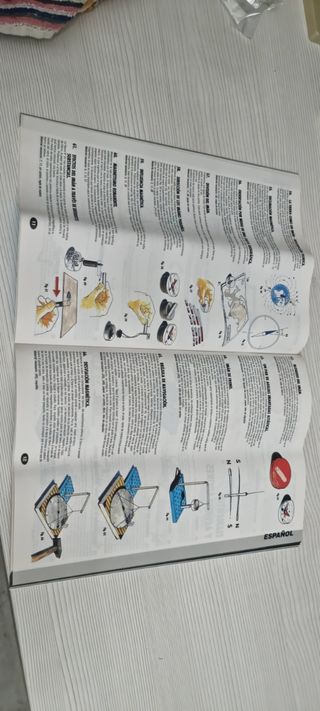 Juego antiguo de experimentos magnéticos 