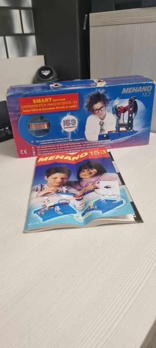 Juego antiguo de experimentos magnéticos 