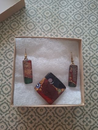 Joyas Murano: Pendientes y colgante