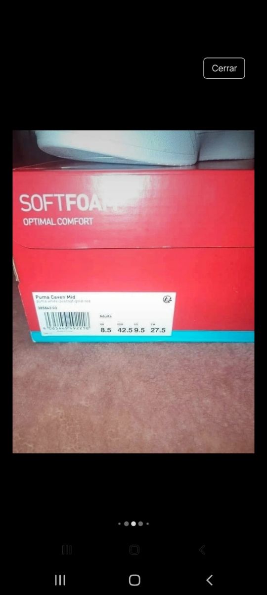 Zapatillas Puma altas - Azul y blanco bajada de pv