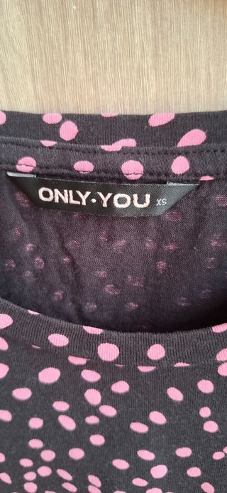Maglia Only You - Pois Rosa