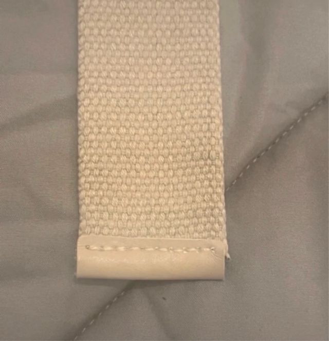 Cintura beige in tessuto