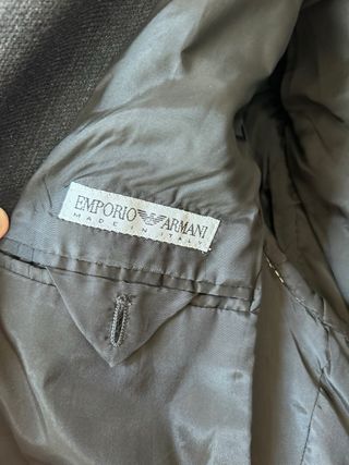 Giacca Armani Uomo Grigia -tg 48
