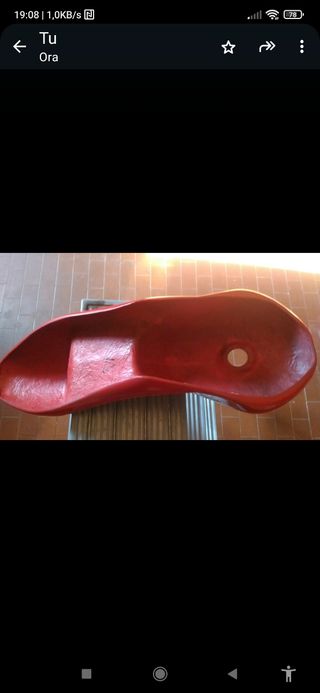 Seduta ZPF Minimoto - Rosso nuova in vetroresina