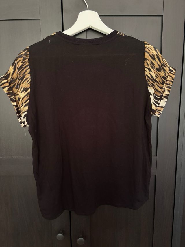 Camiseta Zara leopardo