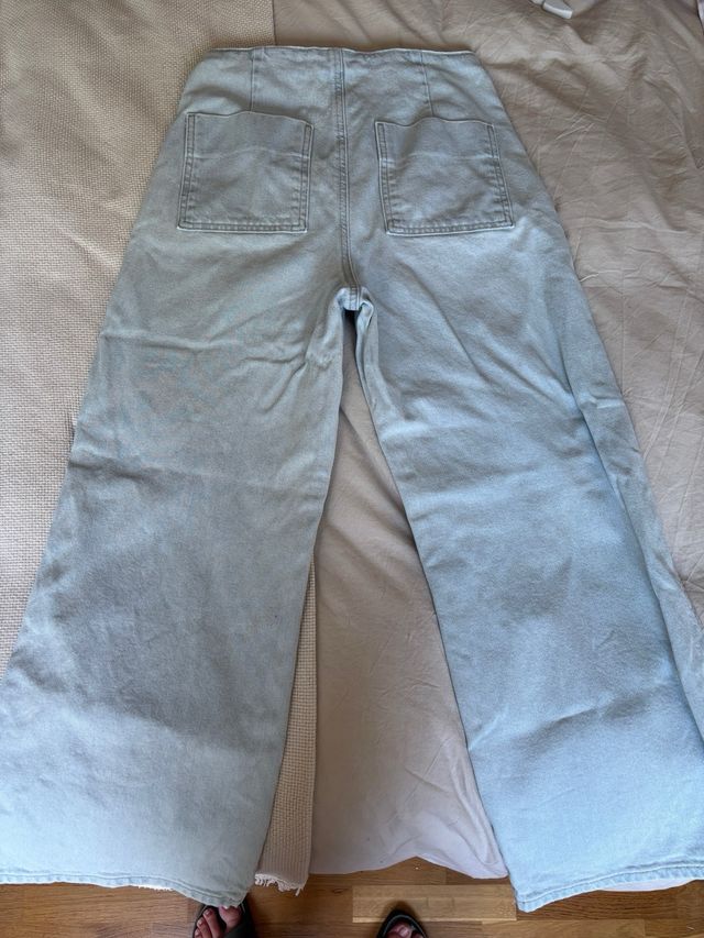Jeans Zara - Pantalones azules talla 36