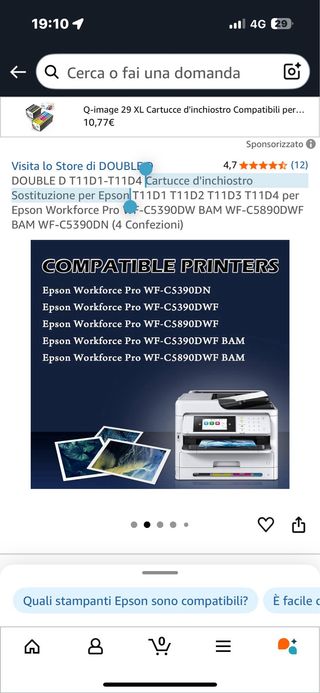 Cartucce inchiostro Epson T11D1-4