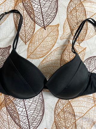 Sujetador en seda negro Intimissimi