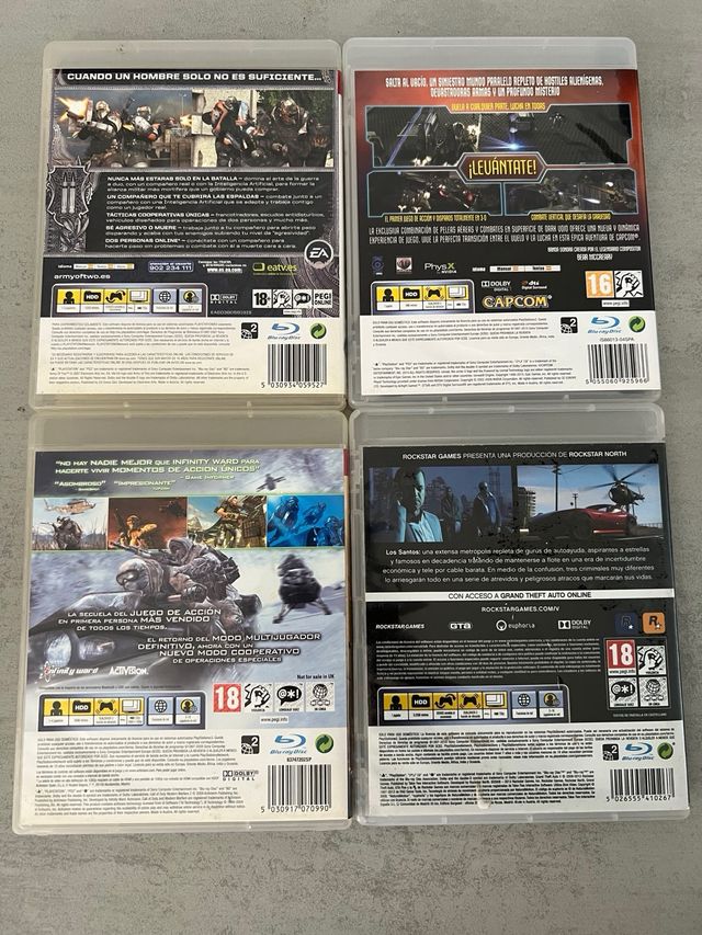 Lote de 23 Juegos PS3 - NO SEPARO