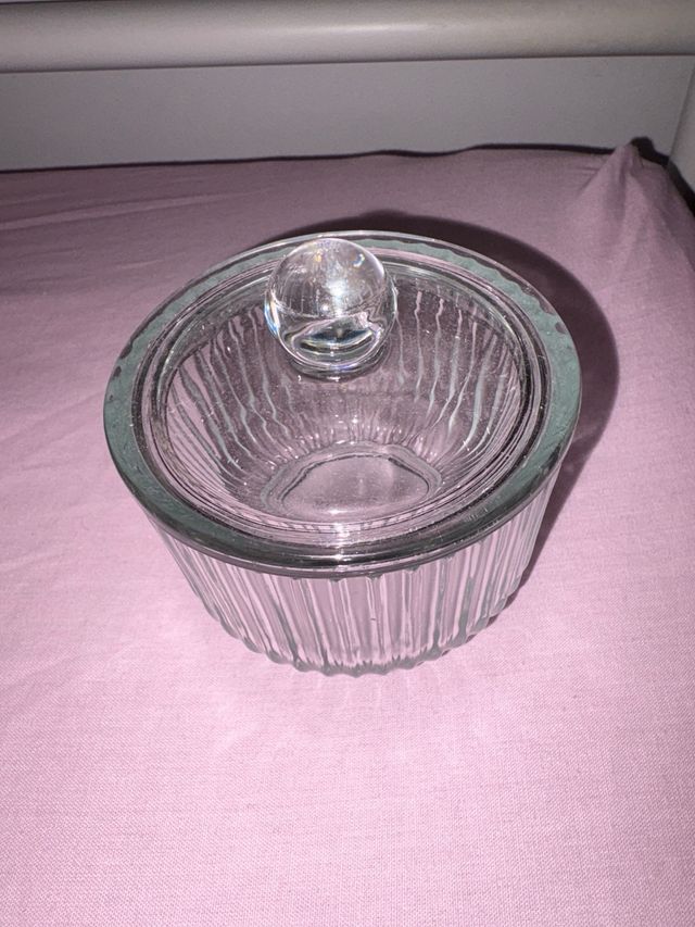 Recipiente cristal con tapa