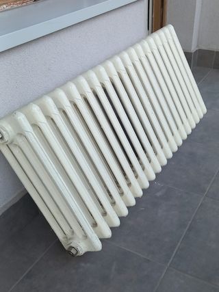 Radiador hierro fundido blanco