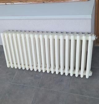 Radiador hierro fundido blanco