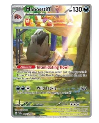 Carta Pokémon Mabosstiff 218/198 en español