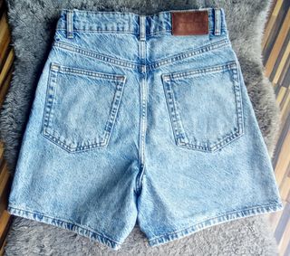 Shorts denim ZARA TRF | Azul - tiro medio