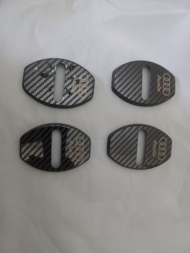 4 Copri Serratura Audi in Carbonio