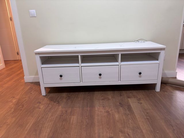 Mueble TV Hemnes blanco Ikea