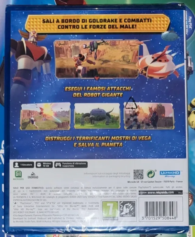 Ufo Robot Goldrake Il Banchetto dei Lupi Sony PS5