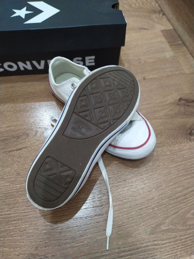 Converse blancas Niño 35