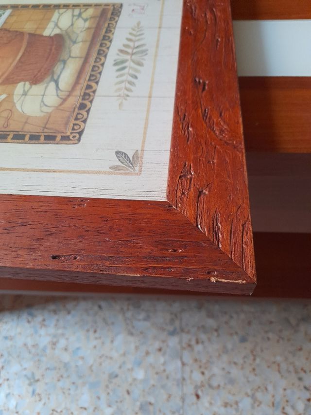 Cuadro árbol en maceta - rústico