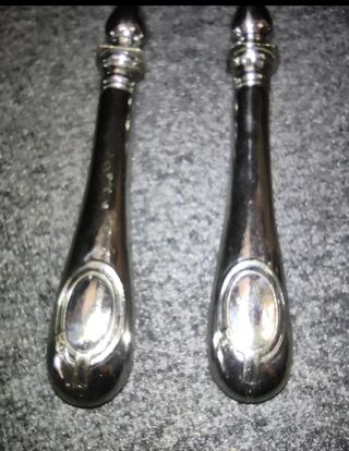 Cubiertos ensalada antiguos Plata