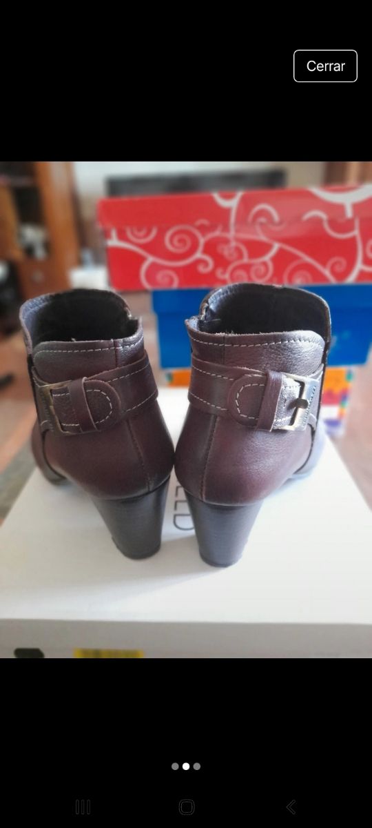 Botines Martinelli marrón chocolate