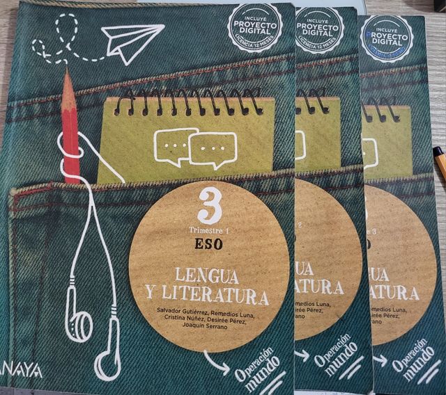 Lengua y Literatura 3 ESO.