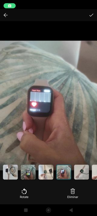 Smartwatch Rosa Dourado