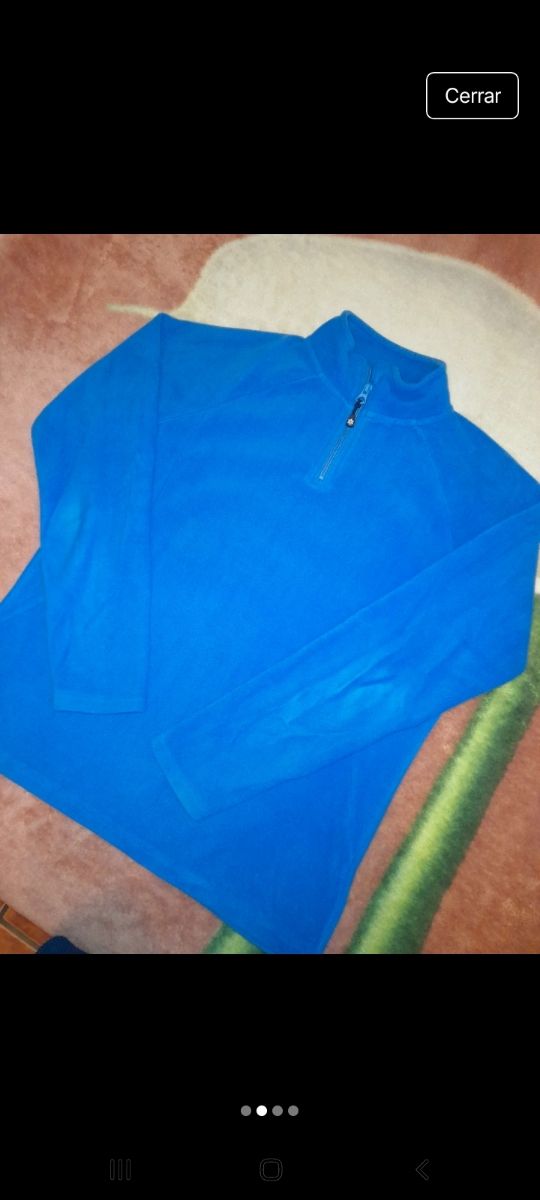 Polar azul - Chaqueta polar azul